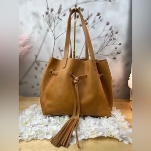 ABLE brand genuine leather bag Able Tan Leather
